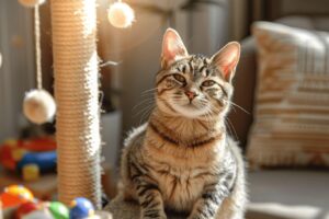 Comment dresser un chat qui griffe les meubles ?